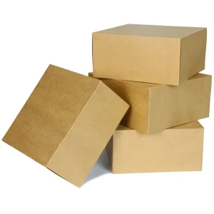 15pcs Square Brown Kraft Gift Boxes Set