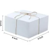18pcs Plain White Kraft Christmas Folding Gift Box