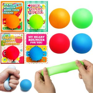 Stretchy Ball with Cards, 28 Pack
