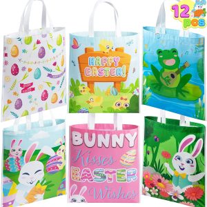 Large Easter Gift Bags, 12 Pcs