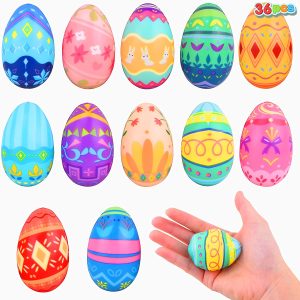 Easter Eggs Squishy Toys, 36 Pcs