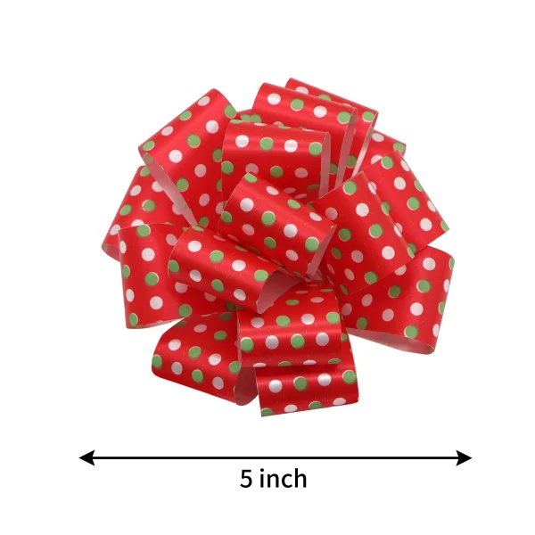  24 Pack Christmas Bows for Gift Wrapping Ribbon Gift