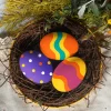 24Pcs DIY White Easter Craft Wooden Egg 2.36in