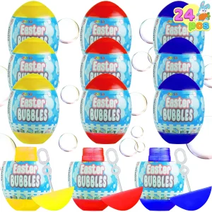 24Pcs Easter Egg Bubble Wand