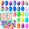 24Pcs Slime and Confetti Accessories Prefilled Easter Eggs