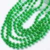 Mug Green Beads Necklace,  24pcs