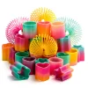 28Pcs Rainbow Spring with with Valentines Day Cards for Kids-Classroom Exchange Gifts