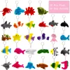 28Pcs Sea Animals Plush with Valentines Day Cards for Kids-Classroom Exchange Gifts