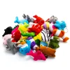 28Pcs Sea Animals Plush with Valentines Day Cards for Kids-Classroom Exchange Gifts