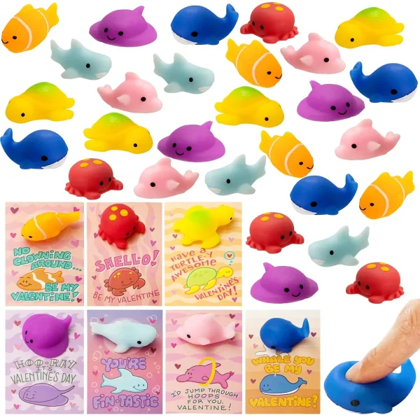 Whimsical Squishy Animal Stickers, Assorted, 4 Pieces, Mardel