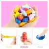 28Pcs Sea Animals Soft and Yielding Toys with Valentines Day Cards