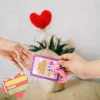 28Pcs Stretchy String with Valentines Day Cards for Kids-Classroom Exchange Gifts
