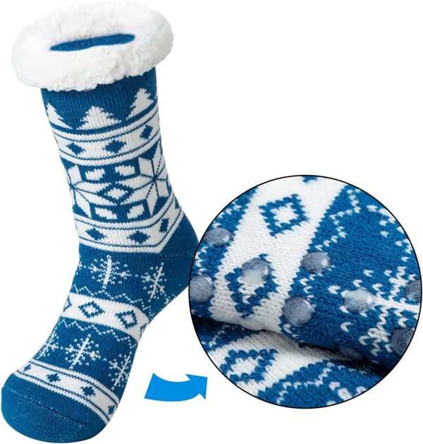 2pcs Christmas Slipper Socks for Women