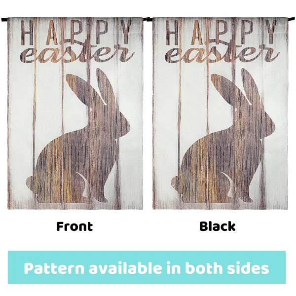2Pcs Easter Flags