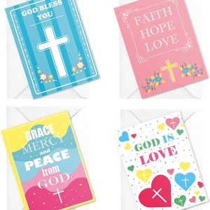 Easter Greeting Cards, 36 pcs