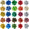 75pcs Self Adhesive Christmas Bow Decoration 3in
