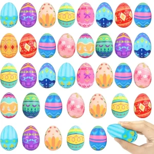 36Pcs Squishy Easter Eggs Toys