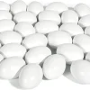 36Pcs Easter Unpainted White Wooden Easter Eggs 2.36in