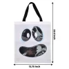 3pcs Large See Through Tote Bags 22.5in x 13.75in