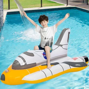 46in Inflatable Space Shuttle Ride On Pool Float