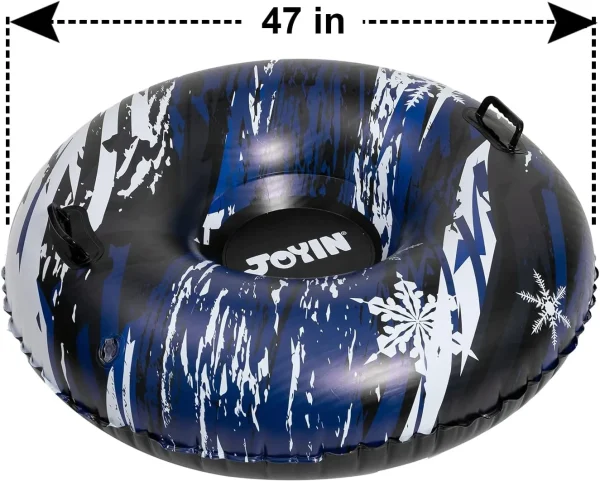 47in Blue Sporty Inflatable Snow Tube