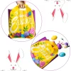 48Pcs Easter Egg Shaped PE Bags