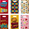 60Pcs Valentines Day Plastic Candy Bags