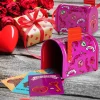 6Pcs Mini Tin Mailbox with 24Pcs Valentines Day Cards for Kids-Classroom Exchange Gifts