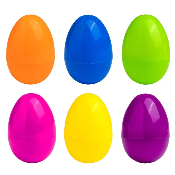 48Pcs Classic Colorful Easter Egg Shells 2.3in