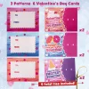 6Pcs Soft and Yielding Pen with Valentines Day Cards for Kids-Classroom Exchange Gifts