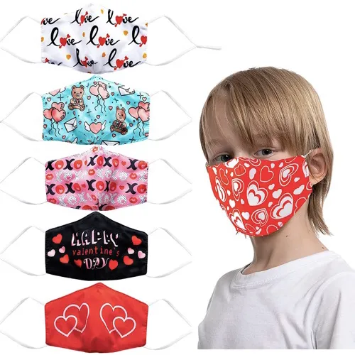 6Pcs Valentines Face Mask