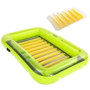 70in Green Inflatable Tanning Pool Lounge Float