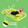 70in Green Inflatable Tanning Pool Lounge Float