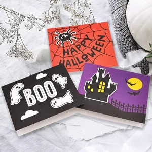 72pcs Halloween Festive Greeting Cards