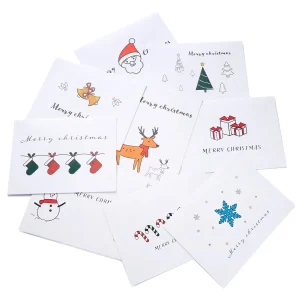 72Pcs Merry Christmas Greeting Cards
