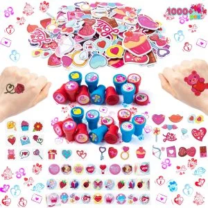 Valentines Day Party Supplies Craft Set. 1000+ Pcs