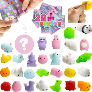 28Packs Valentines Squishy Toys in Blind Bags