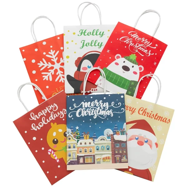 24pcs Christmas Paper Gift Bags