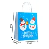 24pcs Paper christmas gift Bags With Handles