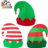 3pcs Colorful Felt Christmas Elf Hat