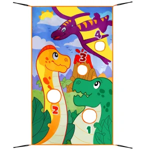 Dinosaur Toss Games Banner Set