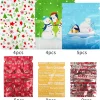 36pcs Christmas Gift Wrap Bags with Ribbon Tie