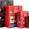 18pcs christmas gift Bags Bulk Set