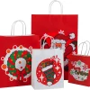 24pcs Christmas Paper Goodie Bags