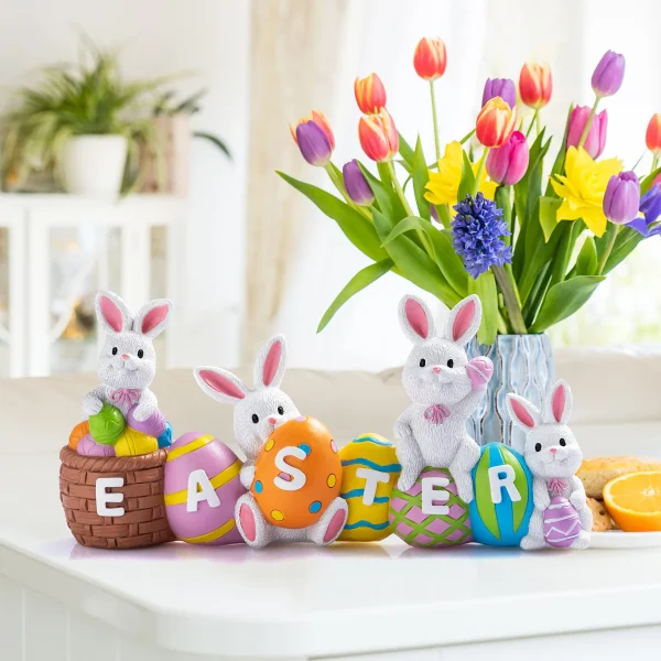 Happy Easter Resin Decoration