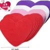 200Pcs Valentines Day Heart Doilies