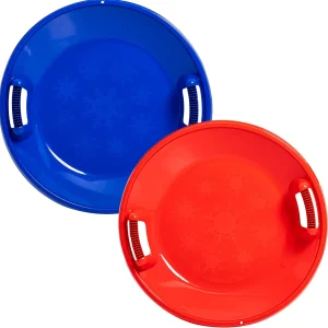 2pcs Red and Blue Round Snow Sled