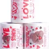 3Rolls Valentines Poop Iconic Expression Toilet Paper