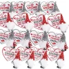 16Pcs Kids Valentines Cards with Gnomes Plush Gnomes-Classroom Exchange Gifts