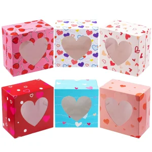 24Pcs Valentines Day Cupcakes Box
